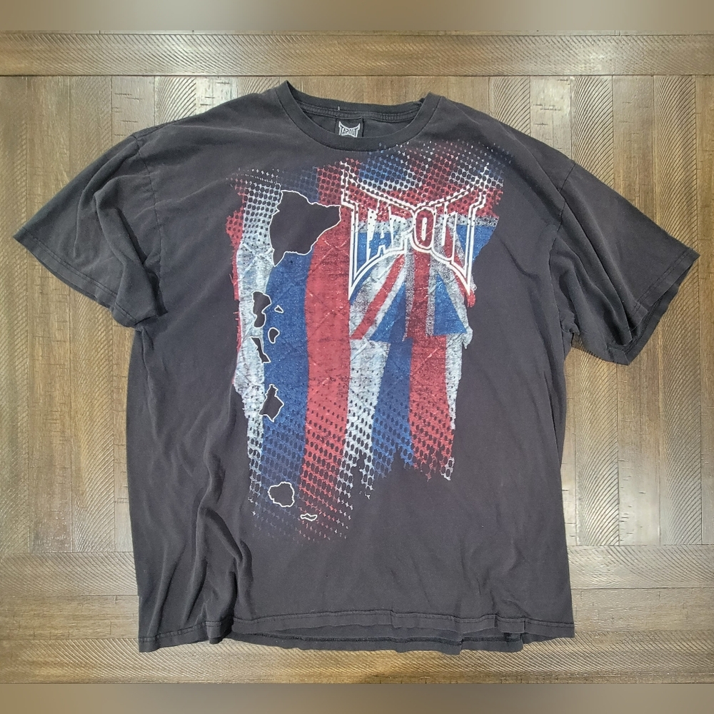 Hawaiian Island Vintage Tap out 2XL/ 3XL Tshirt Mens